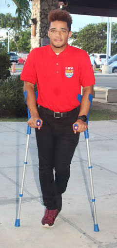 Corey Mellaneo may need surgery. - PHOTO: RON SHILLINGFORD