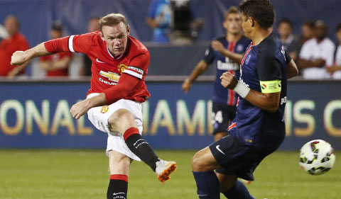 Manchester United’s Wayne Rooney is one of the most popular players followed on the Flow Football app. - PHOTO: AP
