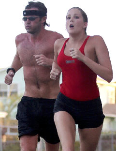 Lara Butler has stayed in shape during her vacation. - PHOTO: RON SHILLINGFORD