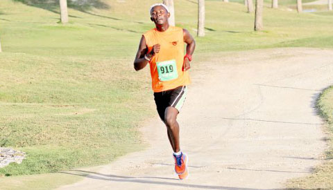 Tobias Muchene wants to set a personal best half marathon.