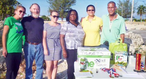 Supporters and organizers of a previous Hope Foundation 5K include, from left, Rachel Smith, John Furniss, Lisa Malice, Monica Anglin, Minister Tara Rivers and Brent Hydes.