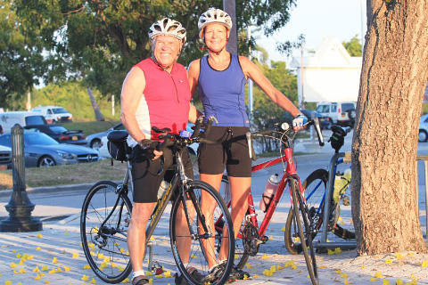 Larry and Debbie Walters train with Macken.
