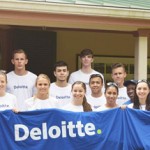 Deloitte interns volunteer at botanic park