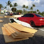 Plywood snarls rush-hour traffic