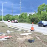 Man injured in single-car crash