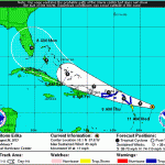Tropical Storm Erika a travel threat