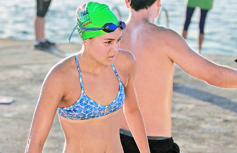 Lauren Hew has a bright future in swimming. - PHOTOS: RON SHILLINGFORD