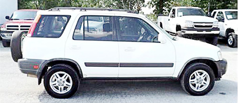 A Honda CR-V, similiar to vehicles stolen in George Town recently.