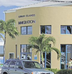 The Immigration Department on Elgin Avenue.