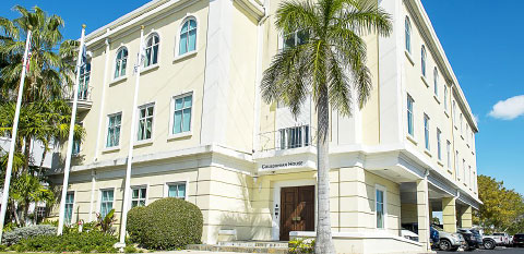 Caledonian House on Dr. Roy’s Drive, George Town. – PHOTO: TANEOS RAMSAY