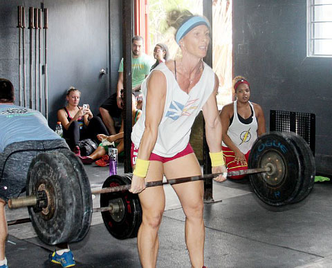 Wanda Brenton was 17th at the CrossFit Games. - PHOTOS: RON SHILLINGFORD