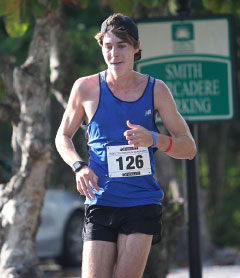 Dominic Dyer was much faster this time. - PHOTOS: RON SHILLINGFORD