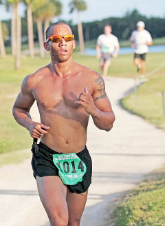 Samuel Young has trained hard.
