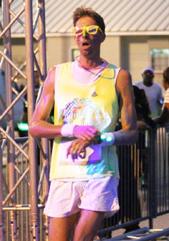 Volkwyn enters most races, like the Glow Run.