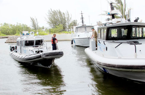 A number of RCIPS marine unit craft have spent significant time in the repair dock over the past several years. - Photo: Brent Fuller