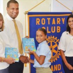 Gift of dictionaries from Rotary Sunrise boosts junior literacy