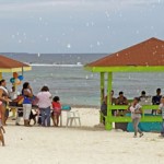 Residents enjoy community beach day