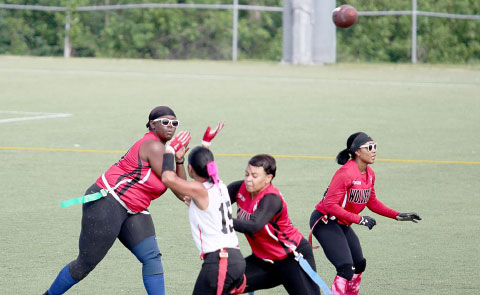 Antoinette Lewis distributed the ball perfectly for the Wolverines.