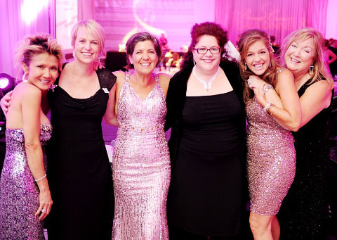 From left, Dr. Sook Yin, Virginia Hansen Allott, Melissa Wolfe, Vicki Wheaton, Ashleigh Lund and Heather McLaughlin. - Photo courtesy of Melissa Wolfe