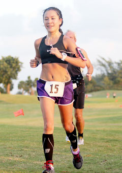 Jalene Cruz was the fastest woman.