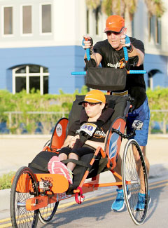 Nikki Christian and Scott Ruby are confident of finishing the marathon. - PHOTO: RON SHILLINGFORD