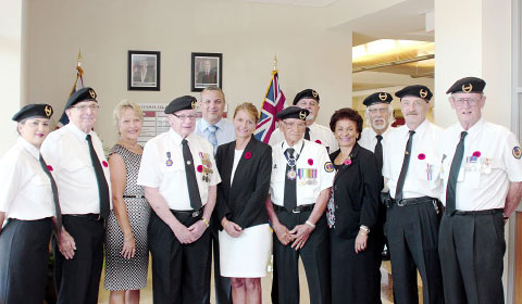 Governor receives first poppy