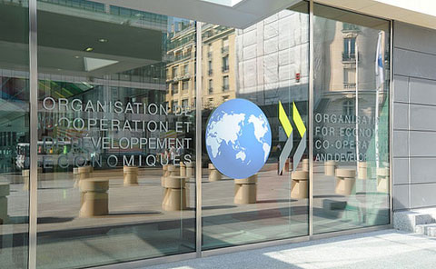 The OECD headquarters in Paris, France.