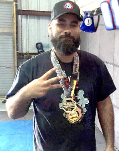 Flloyd Moxam won both grappling fights.