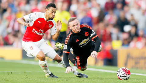 Arsenal playing Manchester United will be one of the games that can be watched in the Caribbean from next season. - PHOTO: AP
