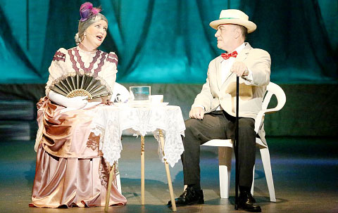 Juliet Fenn and Keith Carter are paired for 