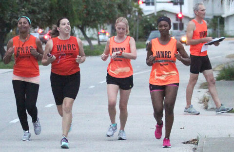 Running club schedule keeps all moving around island