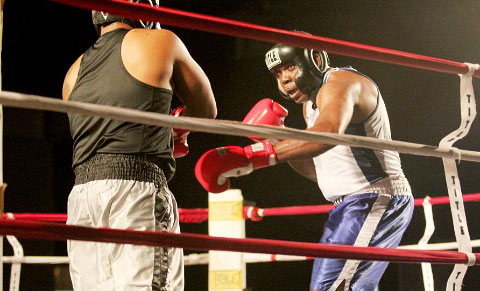Michael Peart was in an entertaining fight with Al Suckoo.