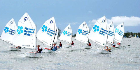 The young sailors have been training for the races.