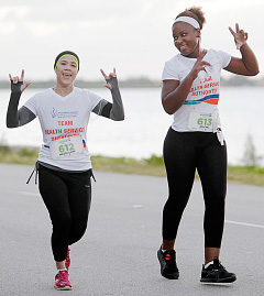 Magdalene Powery walked it with Jolene Toney last year.