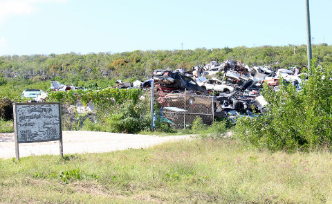 Among the recommendations of consultants on the proposed National Solid Waste Management Strategy is the closure of the landfills on Cayman Brac, pictured, and Little Cayman. – PHOTO: JAMES WHITTAKER
