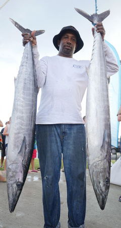 Cachas Stewart won the wahoo category.