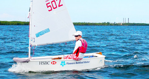 Freddie Last won the optimist class.