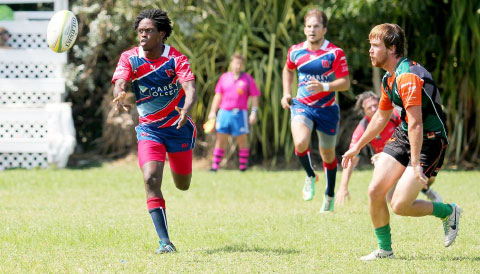 Welcome has fallen in love with rugby. - PHOTOS: RON SHILLINGFORD