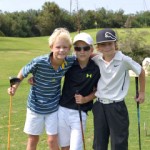 Junior series tees off