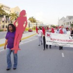Activists march in silence against abuse and bullying