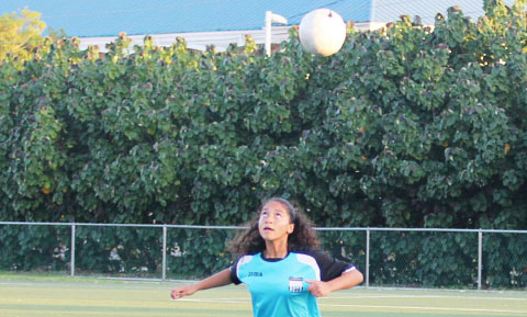 Bennett is exceptionally good in the air.