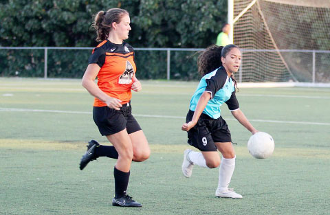 Shannelle Bennett, right, is an outstanding talent. - PHOTOS: RON SHILLINGFORD