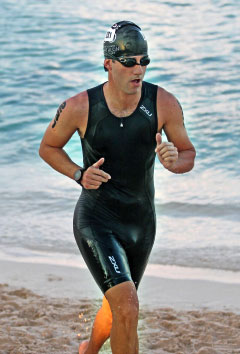 Stuart Bray impressed on his Cayman tri debut.