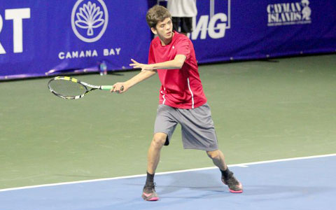 Daniel Reid played in the first match on Tuesday. - PHOTOS: RON SHILLINGFORD