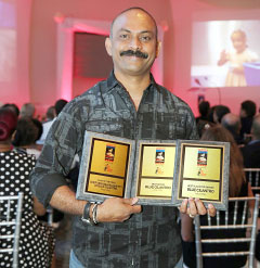 Chef Vidyadhara Shetty has good reason to smile, as he won three awards: Chef of the Year, Best Decor and Best Place for Dinner.