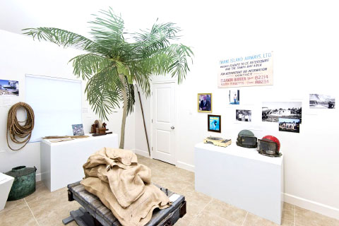 Displays at the Little Cayman Museum