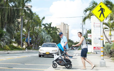 Among the recommendations in the national disability policy is to include sound and lights at crosswalks. - PHOTO: TANEOS RAMSAY