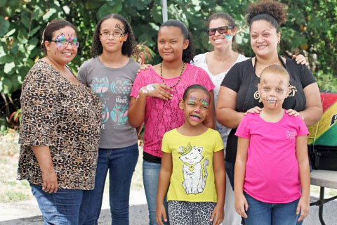 Simone Scott, Jenna Grant, Chanielle Connor, Chiquita Ritch, Taura Ebanks, Vienie Vernon ﻿and Eryanah Anderson - Photo: Lennox Vernon