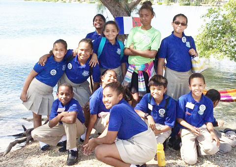 Students enjoy the outing last year.