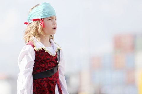 A young pirate in training. – PHOTO: STEPHEN CLARKE